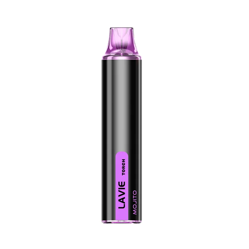 LAVIE Torch 6000 Puffs Disposable Vape, Matte Black Warrior Styling,Eliquid 12ml - Image 3