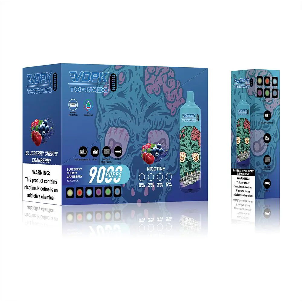 VOPK Tornado 9000 Puffs New Original Disposable Vape Pen - Image 2
