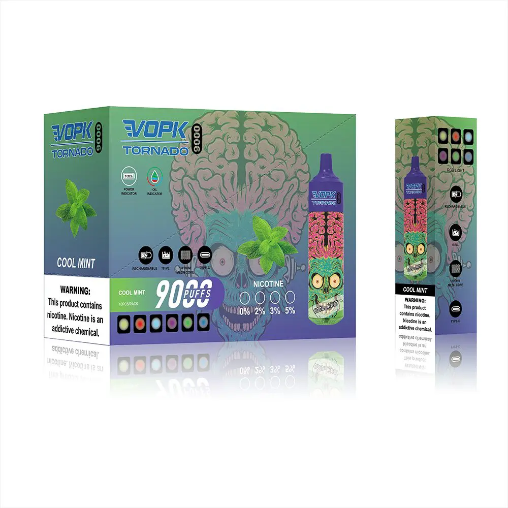 VOPK Tornado 9000 Puffs New Original Disposable Vape Pen - Image 9