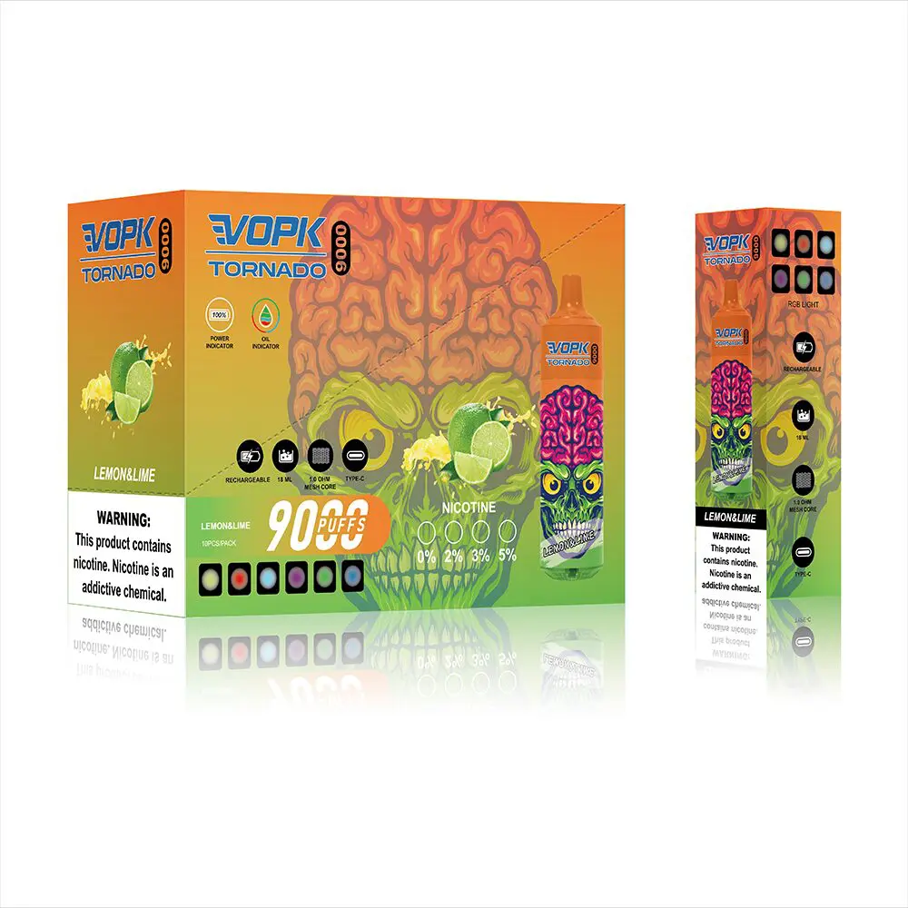 VOPK Tornado 9000 Puffs New Original Disposable Vape Pen - Image 8