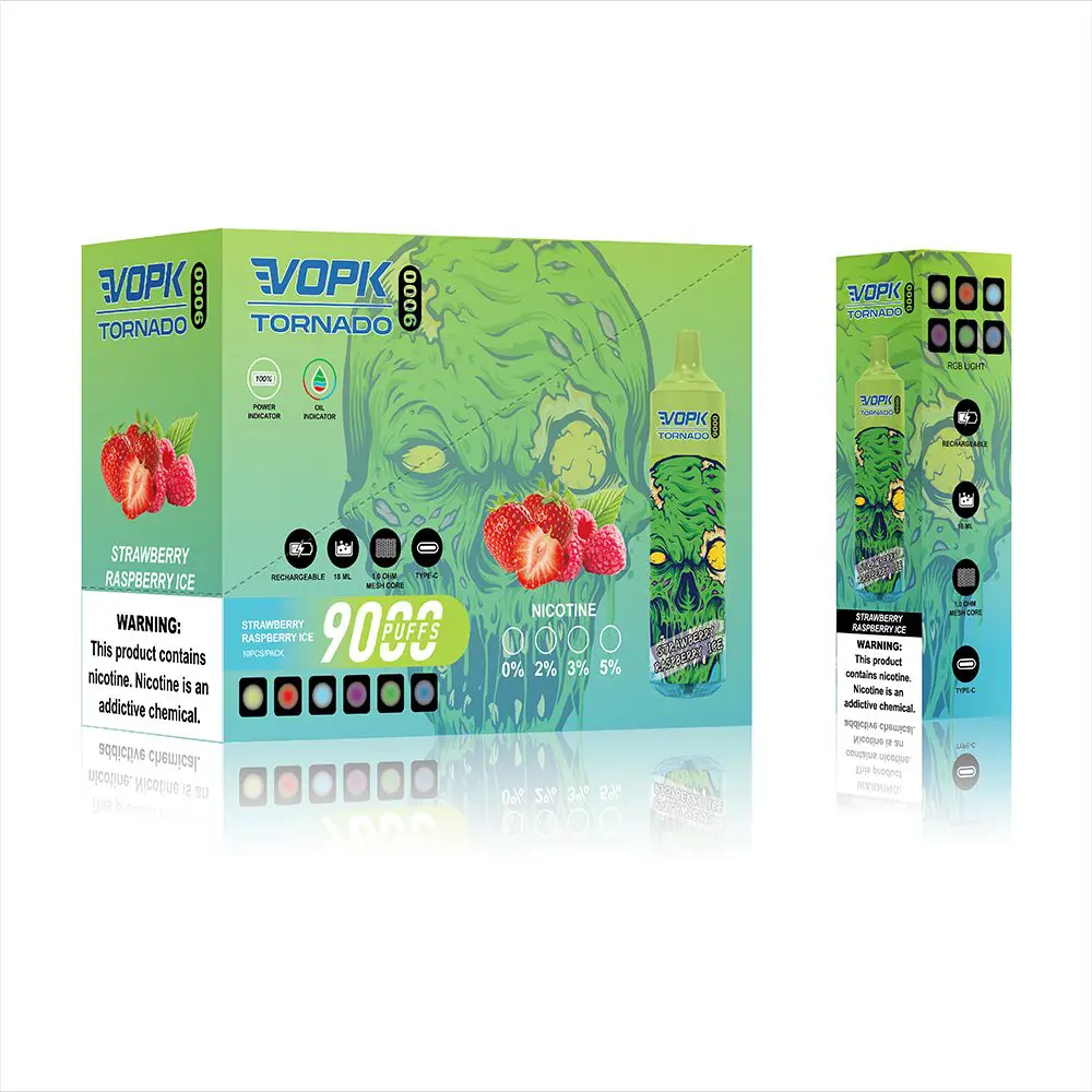 VOPK Tornado 9000 Puffs New Original Disposable Vape Pen - Image 6