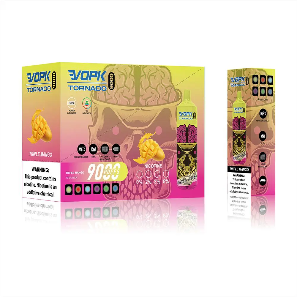 VOPK Tornado 9000 Puffs New Original Disposable Vape Pen - Image 4