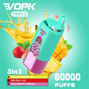 Alternative view of VOPK Triple 60000 Puffs Three Flavours In One Disposable Vape Pen