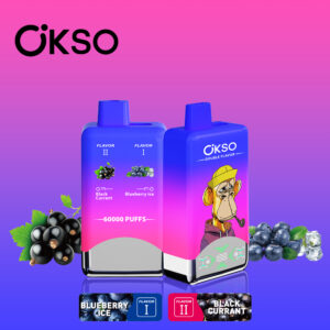 Alternative view of OKSO Double Flavor 60000 Puffs Disposable Vape, 650mAh Type-C Rechargeable, 50ml E-liquid, 0%/2%/3%/5% Nic Wholesale