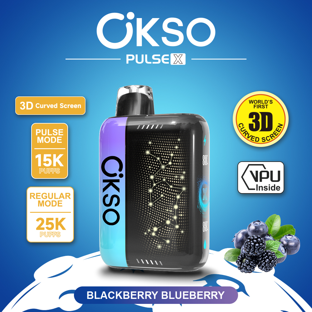 OKSO ELF BOX PULSE X 25000 Puffs ,3D Curved Smart Screen, AI Intelligent Power Adjustment, Dual Mesh Coil, Type-C Rechargeable, 0%/2%/3%/5% Nicotine Optional - Image 20