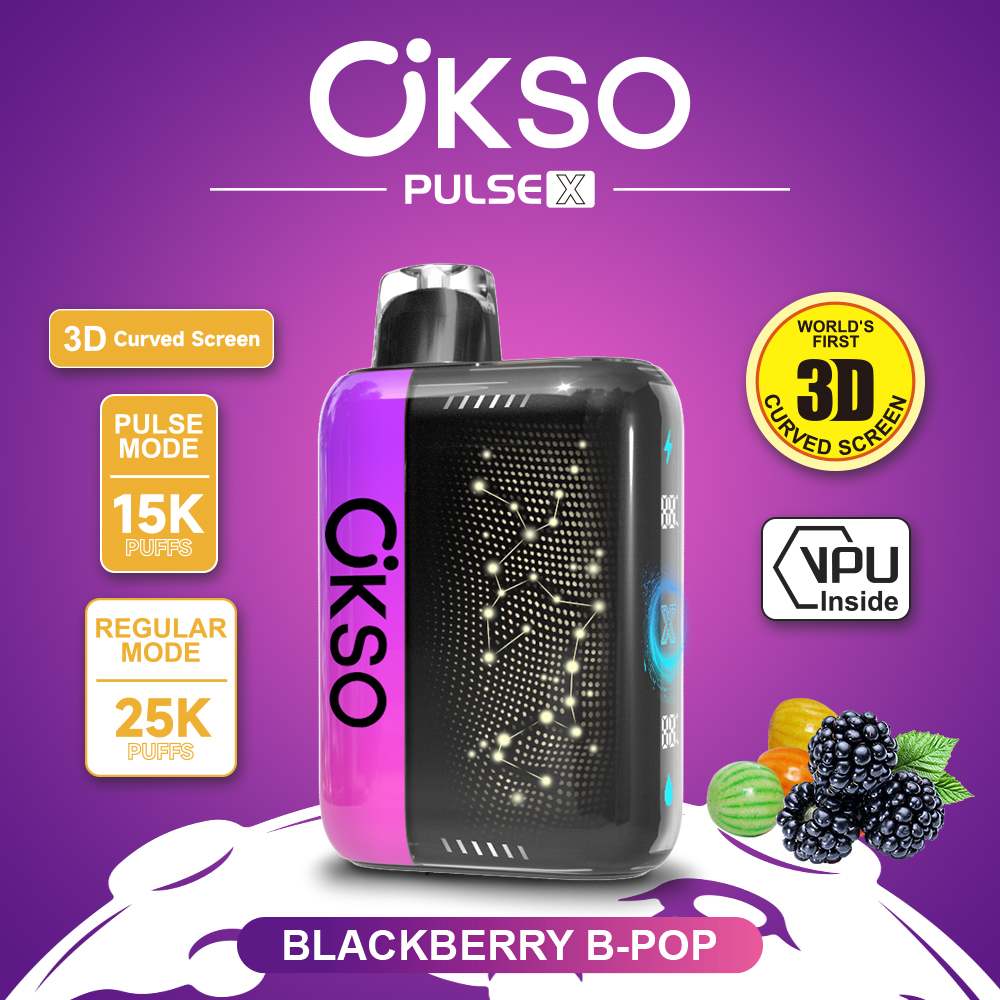 OKSO ELF BOX PULSE X 25000 Puffs ,3D Curved Smart Screen, AI Intelligent Power Adjustment, Dual Mesh Coil, Type-C Rechargeable, 0%/2%/3%/5% Nicotine Optional - Image 19