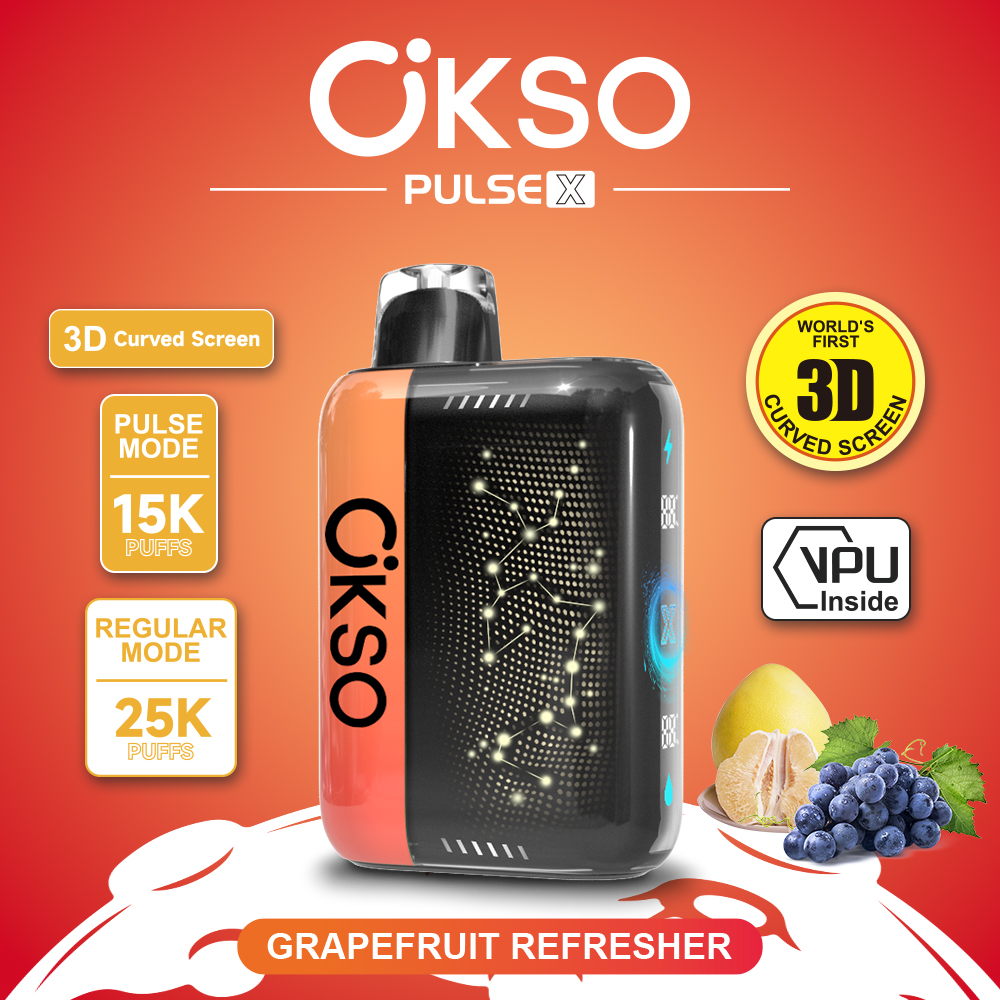 OKSO ELF BOX PULSE X 25000 Puffs ,3D Curved Smart Screen, AI Intelligent Power Adjustment, Dual Mesh Coil, Type-C Rechargeable, 0%/2%/3%/5% Nicotine Optional - Image 18