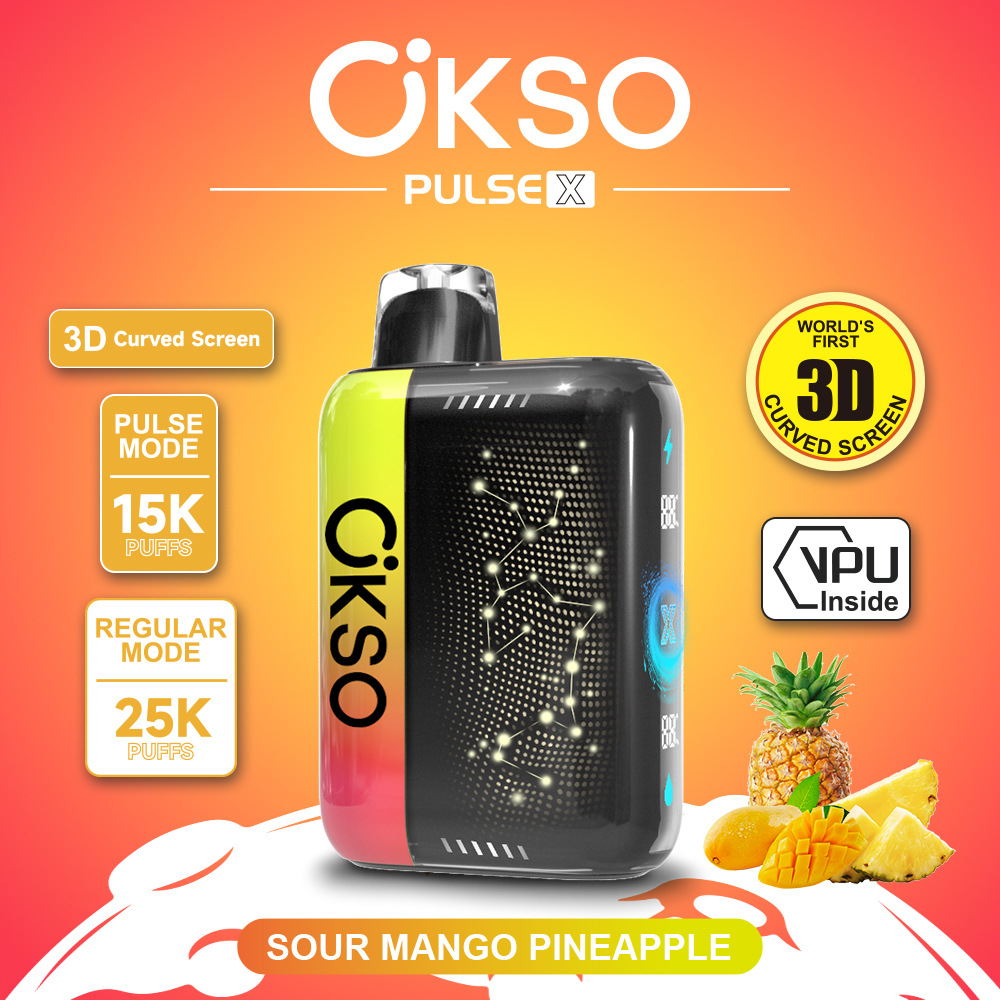 OKSO ELF BOX PULSE X 25000 Puffs ,3D Curved Smart Screen, AI Intelligent Power Adjustment, Dual Mesh Coil, Type-C Rechargeable, 0%/2%/3%/5% Nicotine Optional - Image 16