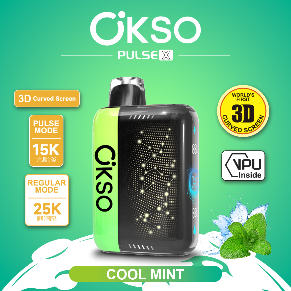 OKSO ELF BOX PULSE X 25000 Puffs ,3D Curved Smart Screen, AI Intelligent Power Adjustment, Dual Mesh Coil, Type-C Rechargeable, 0%/2%/3%/5% Nicotine Optional - Image 13