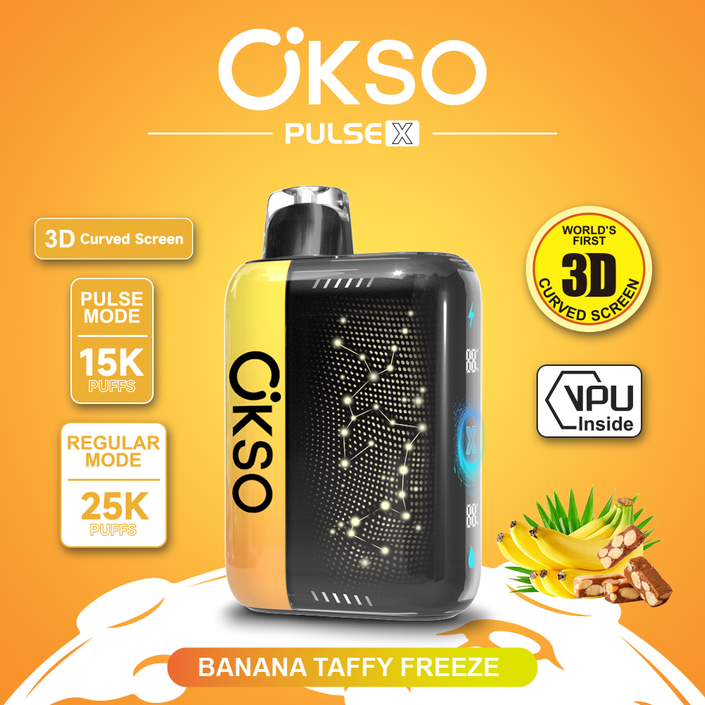 OKSO ELF BOX PULSE X 25000 Puffs ,3D Curved Smart Screen, AI Intelligent Power Adjustment, Dual Mesh Coil, Type-C Rechargeable, 0%/2%/3%/5% Nicotine Optional - Image 12