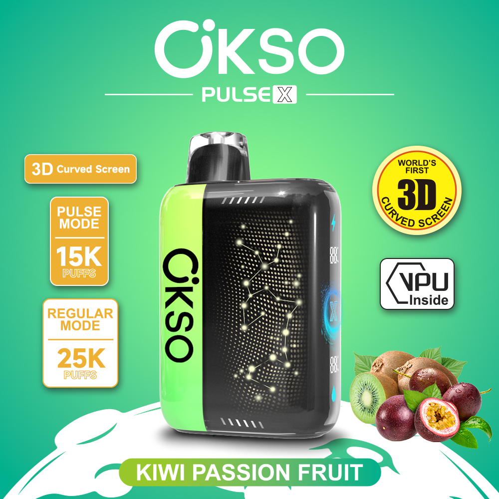 OKSO ELF BOX PULSE X 25000 Puffs ,3D Curved Smart Screen, AI Intelligent Power Adjustment, Dual Mesh Coil, Type-C Rechargeable, 0%/2%/3%/5% Nicotine Optional - Image 10