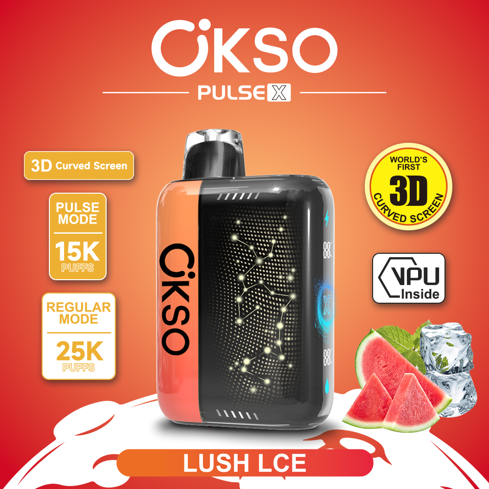 OKSO ELF BOX PULSE X 25000 Puffs ,3D Curved Smart Screen, AI Intelligent Power Adjustment, Dual Mesh Coil, Type-C Rechargeable, 0%/2%/3%/5% Nicotine Optional - Image 5