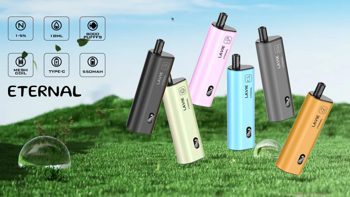 LAVIE Eternal 10000 Puffs Disposable Vape, Frosted Metal Shell, Classic Compact Portable Design - Image 6