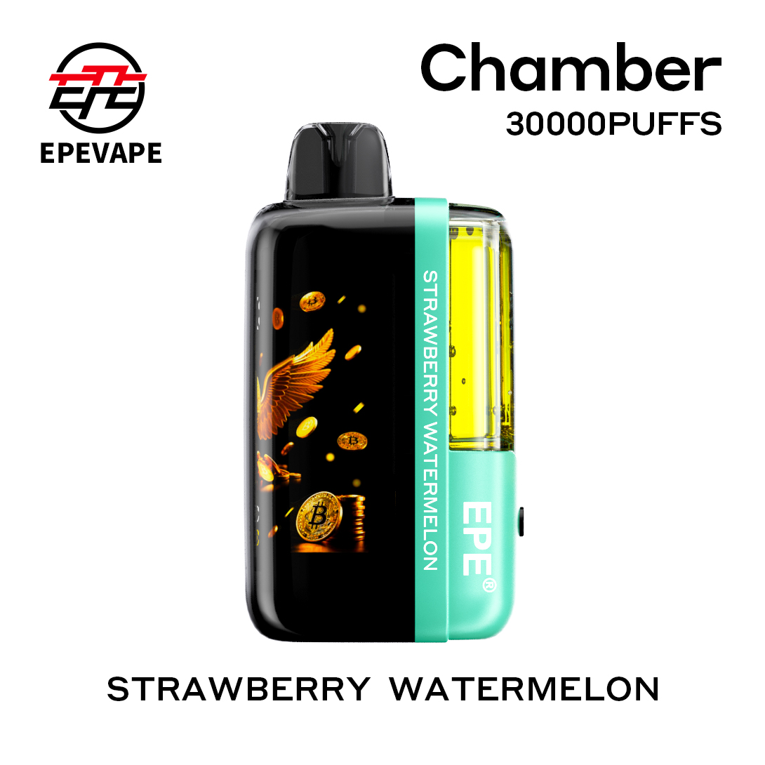 EPE Chamber 30000 Puffs Disposable , Rechargeable, LED Display, Bitcoin-Inspired Styling - Image 5