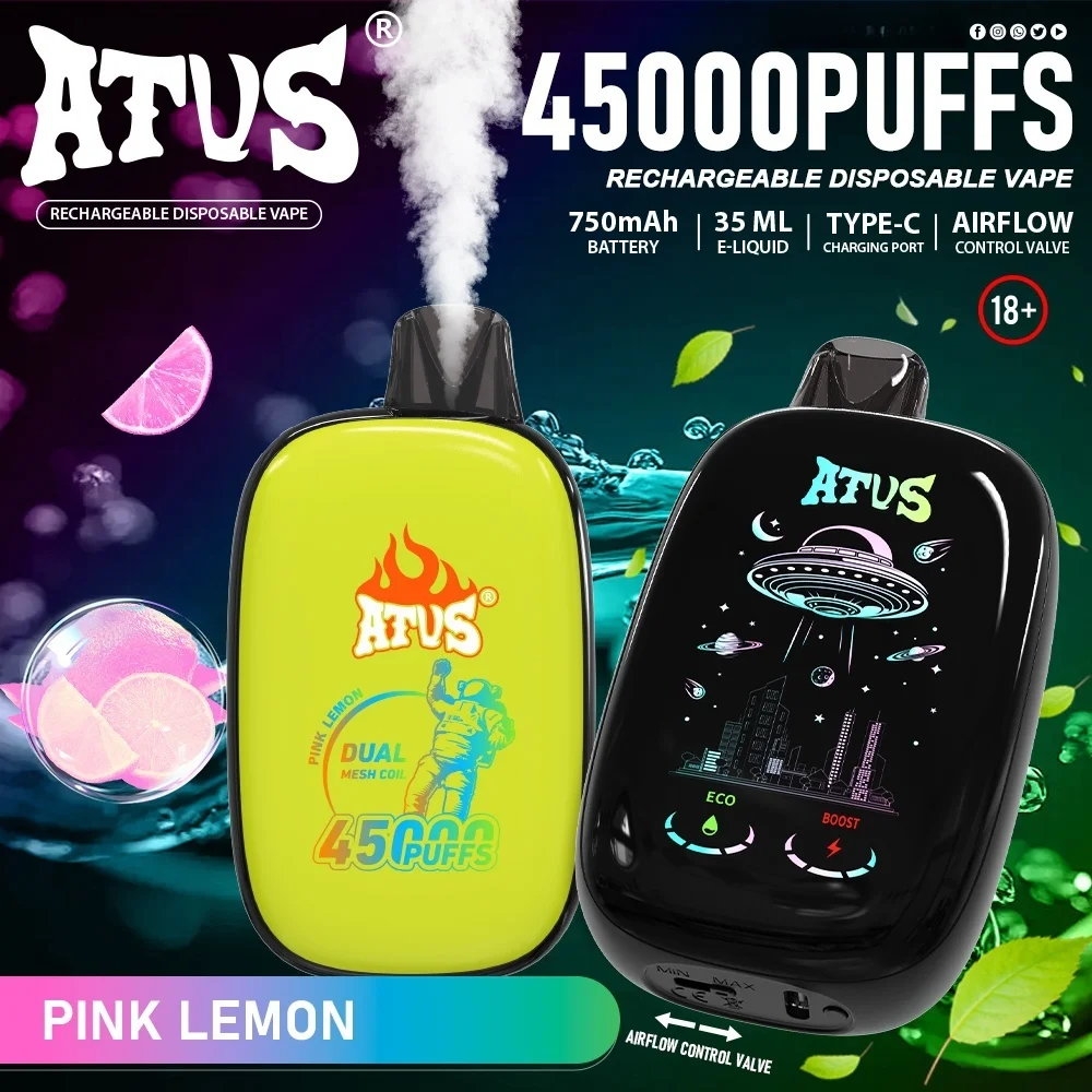 ATVS DE027 45000 Puffs Disposable Vape , Alien Spaceship Tech Style & Soap Shape, Fruit Flavors - Image 6