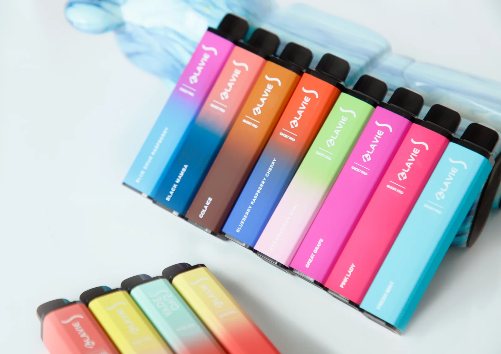 LAVIE Ghost Pro 5500 Puffs Disposable Vape, Trendy Compact Square Shape,Eliquid 12ml - Image 4