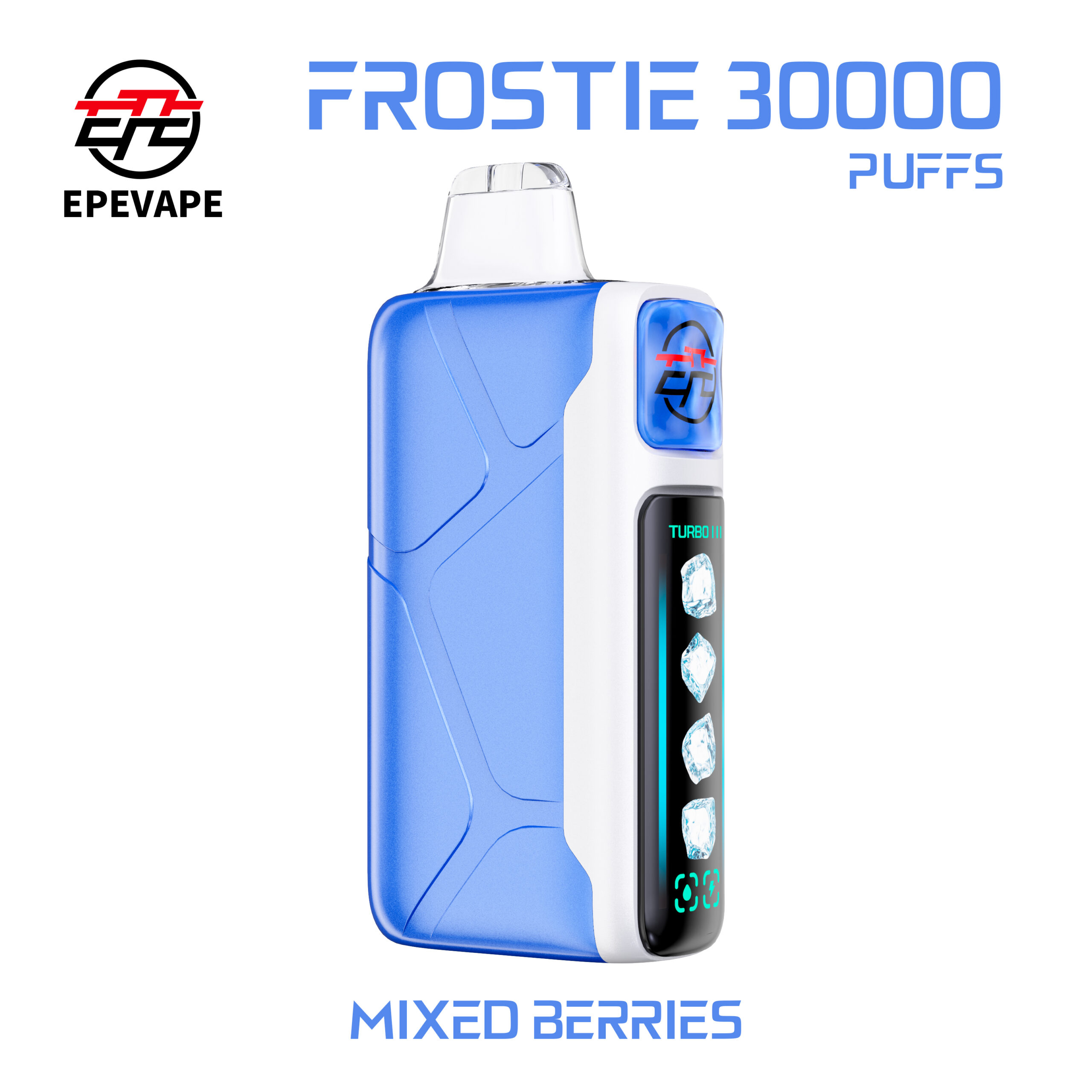EPE Frostie Disposable Vape – Up to 30000 Puffs, Adjustable Airflow, Digital Display, Rechargeable Design, 25 mL E-Liquid Capacity, 3% Nicotine