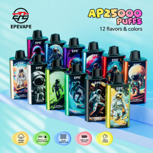 Alternative view of EPE AP 25000 Puffs Disposable with Alien Styling, Type-C Fast Charging, Durable & Safe, 12 Flavors & Matching Colors