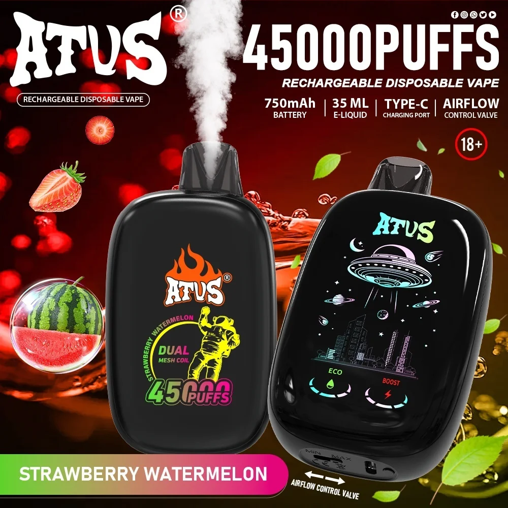 ATVS DE027 45000 Puffs Disposable Vape , Alien Spaceship Tech Style & Soap Shape, Fruit Flavors - Image 5