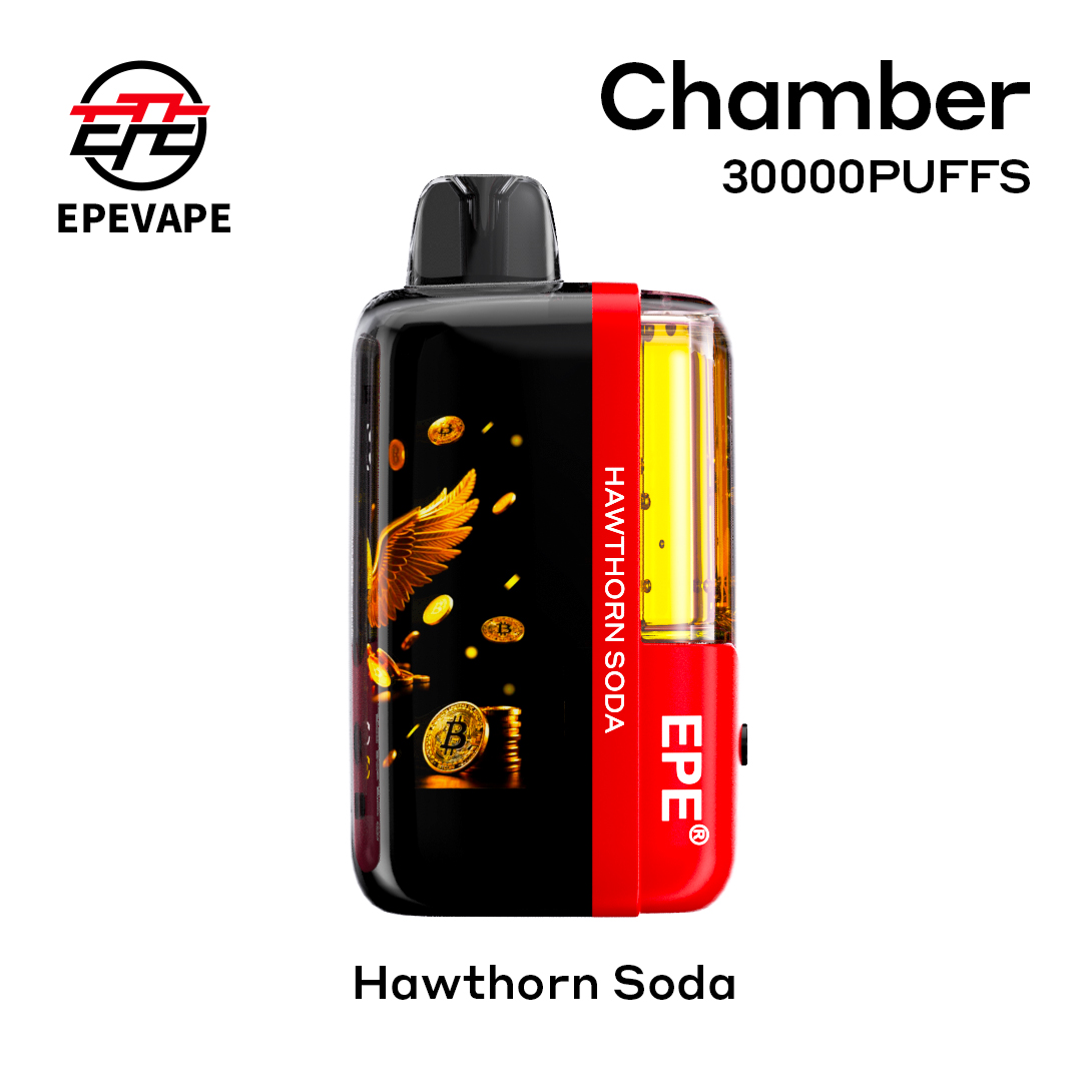 EPE Chamber 30000 Puffs Disposable , Rechargeable, LED Display, Bitcoin-Inspired Styling - Image 2