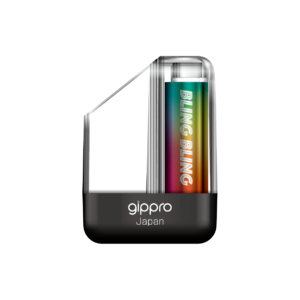 GIPPRO BBOX Multi-Colour LED Light-Up Vape Battery, detachable replaceable pod system, rechargeable and reusable with glowing atomizer.