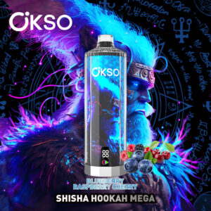 Alternative view of OKSO Shisha Hookah Mega 50000 Puffs Disposable Vape, Triple Mesh Coil, 1100mAh Rechargeable Type-C Battery, Adjustable Airflow, 40ml Pre-filled E-liquid，0%/2%/3%/5% Nicotine Options