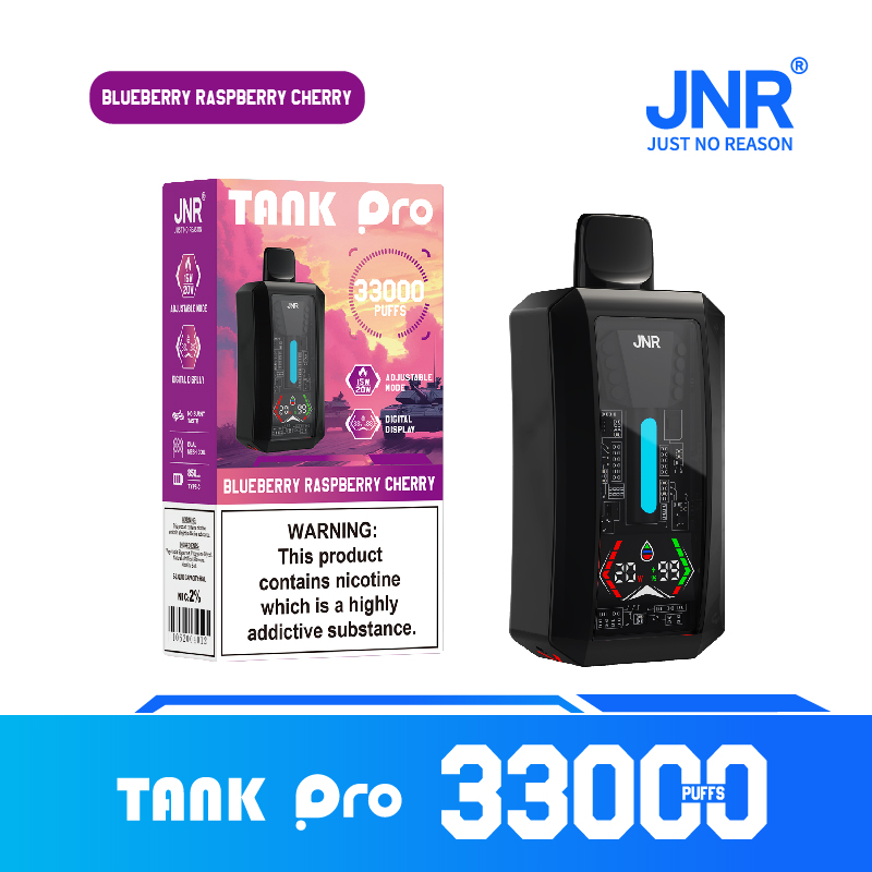 JNR TANK PRO 33000 Puffs Smart Vaping, Unmatched Freshness,Endless Enjoyment,Long-Lasting Vaping - Image 3