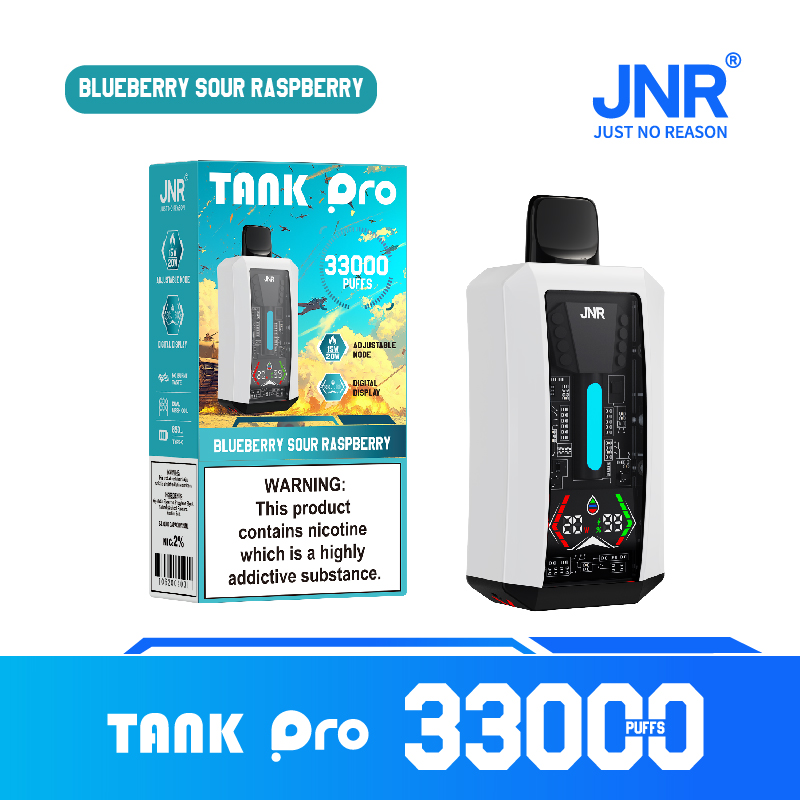 JNR TANK PRO 33000 Puffs Smart Vaping, Unmatched Freshness,Endless Enjoyment,Long-Lasting Vaping - Image 4