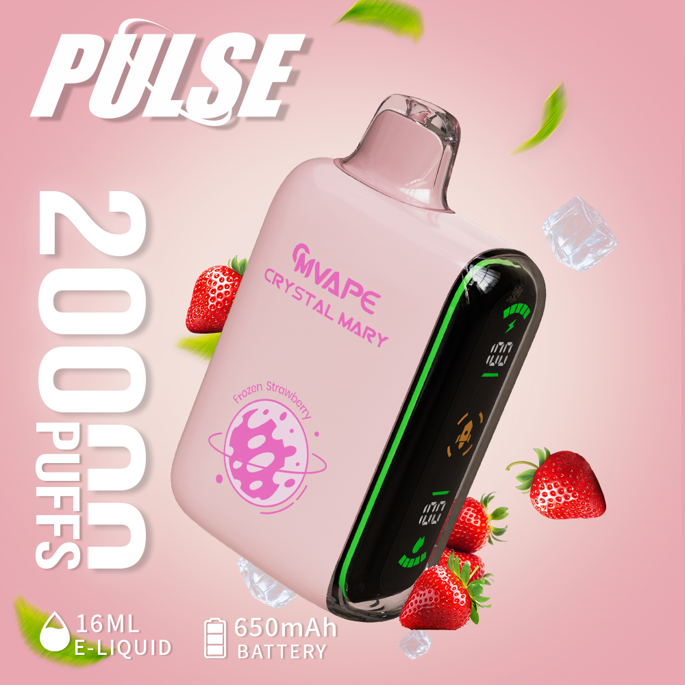 CRYSTAL MARY 20000 Puffs , Rechargeable , Digital Display , Smooth Handfeel,Nicotine 5% - Image 4