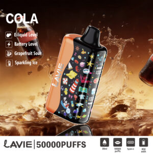 Alternative view of LAVIE 50000 Puffs Rechargeable Vape , Adjustable Power & Airflow , Vivid Display,E-liquid 38ml