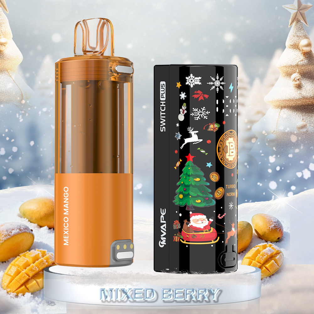CRYSTAL MARY D40 30000 Puffs , Magnetic Pod System , Digital Screen , Xmas Special Edition - Image 8