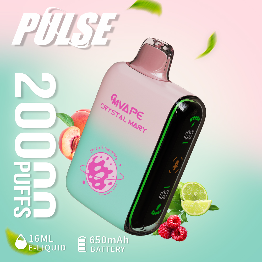 CRYSTAL MARY 20000 Puffs , Rechargeable , Digital Display , Smooth Handfeel,Nicotine 5% - Image 6