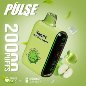 CRYSTAL MARY 20000 Puffs , Rechargeable , Digital Display , Smooth Handfeel,Nicotine 5%