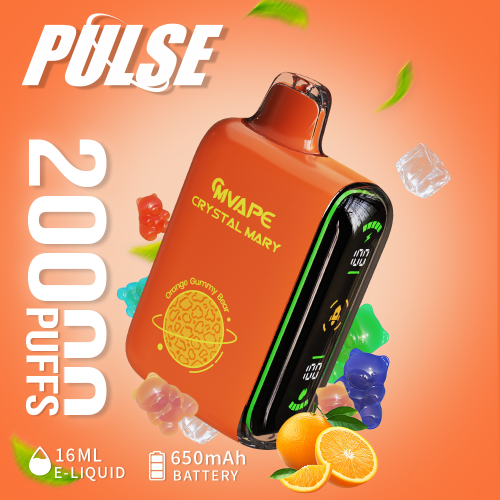 CRYSTAL MARY 20000 Puffs , Rechargeable , Digital Display , Smooth Handfeel,Nicotine 5% - Image 7