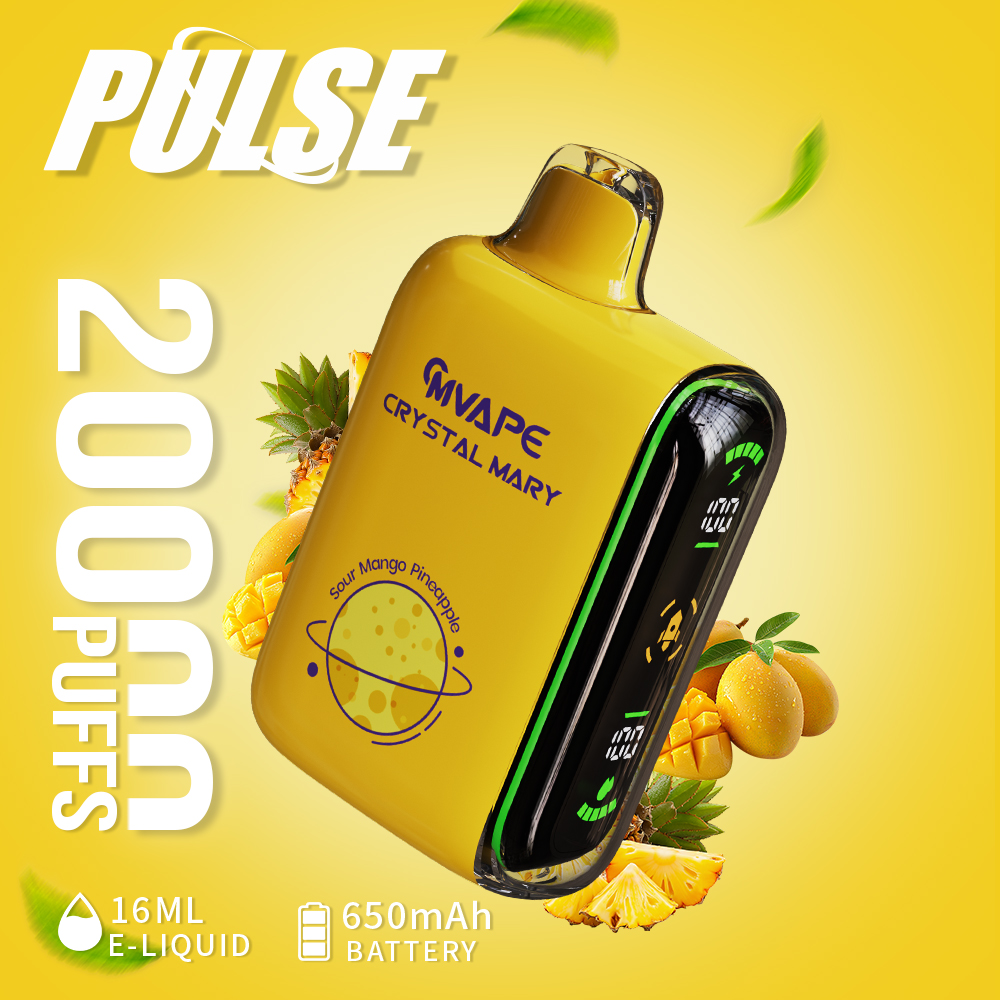 CRYSTAL MARY 20000 Puffs , Rechargeable , Digital Display , Smooth Handfeel,Nicotine 5% - Image 8