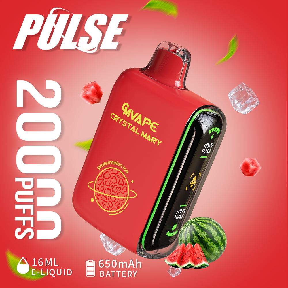 CRYSTAL MARY 20000 Puffs , Rechargeable , Digital Display , Smooth Handfeel,Nicotine 5% - Image 13