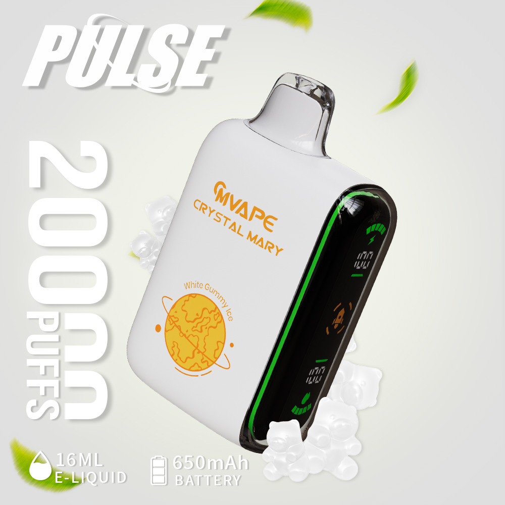CRYSTAL MARY 20000 Puffs , Rechargeable , Digital Display , Smooth Handfeel,Nicotine 5% - Image 14