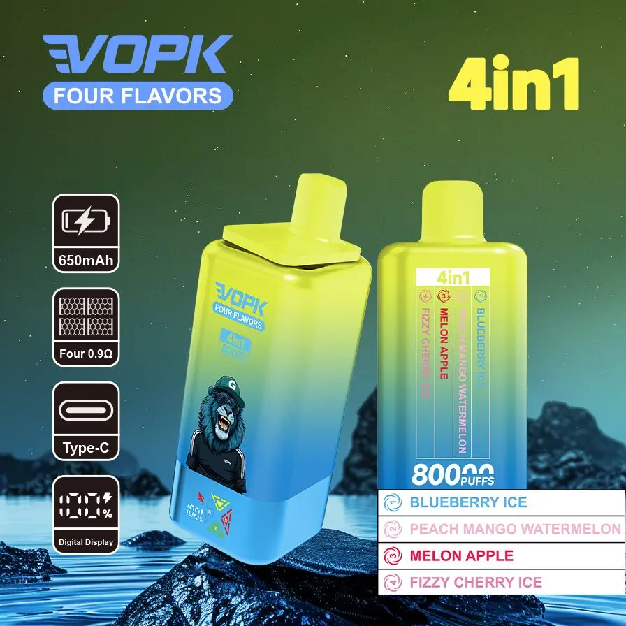 VOPK 4-in-1 Multi-Flavour Disposable Vape | 80000 Puffs, Premium Mesh Coil for Rich Clouds & Superior Taste - Image 11
