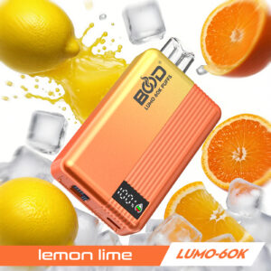 BOOD LUMO 60000 Puffs Disposable Vape , LED Digital Display , Type-C Rechargeable,Nicotine 0% ,2% , 5%