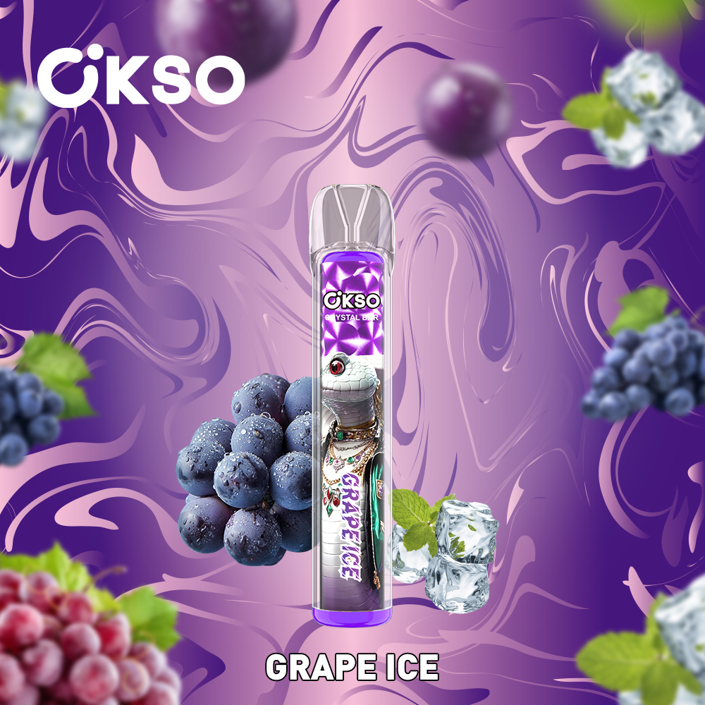 OKSO Crystal Bar 800 Puffs , 2ml E-liquid, 400mAh Battery, Mesh Coil, 0%/2%/3%/5% Nicotine Available - Image 10