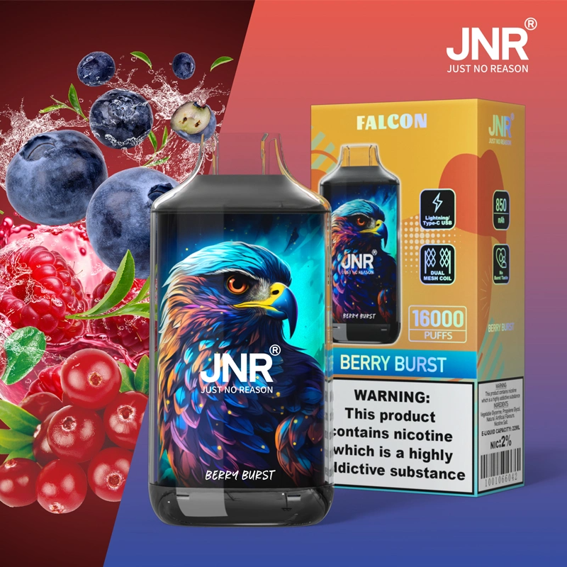 JNR Falcon Approx 16000 Puffs , Crystal Craft Design, High Puff Disposable Vape King - Image 11