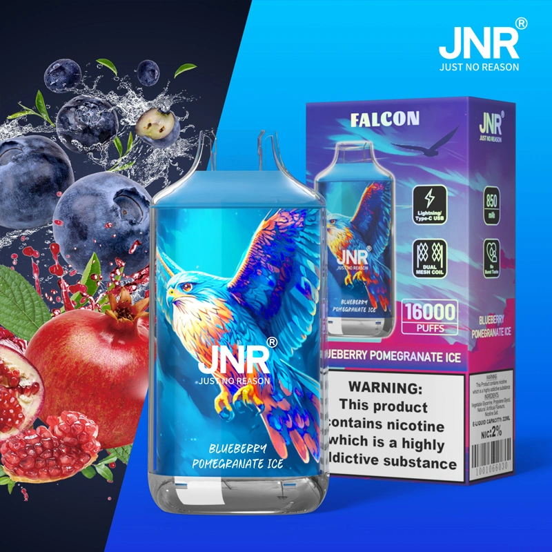 JNR Falcon Approx 16000 Puffs , Crystal Craft Design, High Puff Disposable Vape King - Image 9