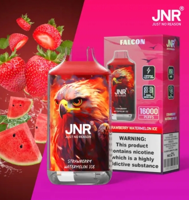 JNR Falcon Approx 16000 Puffs , Crystal Craft Design, High Puff Disposable Vape King - Image 4