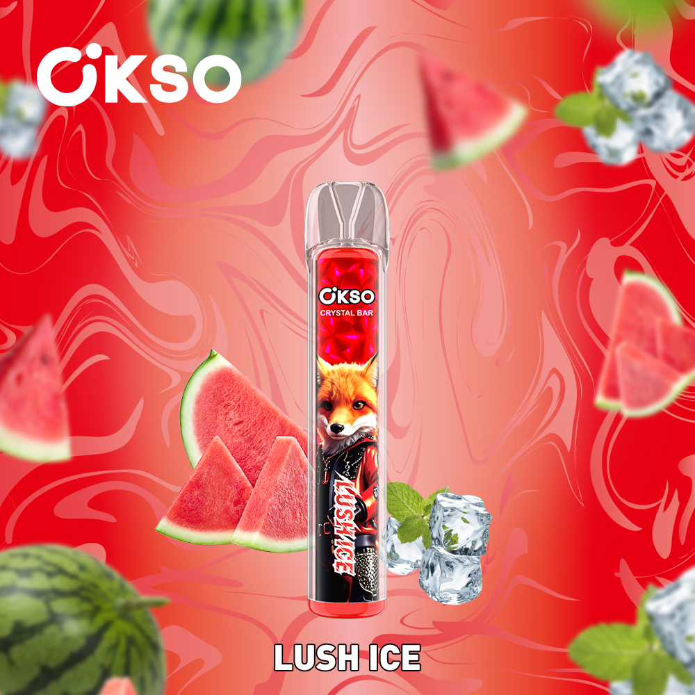OKSO Crystal Bar 800 Puffs , 2ml E-liquid, 400mAh Battery, Mesh Coil, 0%/2%/3%/5% Nicotine Available - Image 9