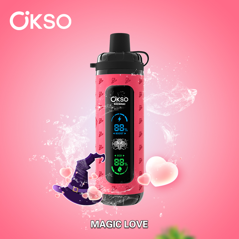 OKSO Shisha Max 40000 Puffs , 800mAh Built-in Battery, Adjustable Airflow, 0%/2%/3%/5% Nicotine Optional - Image 6
