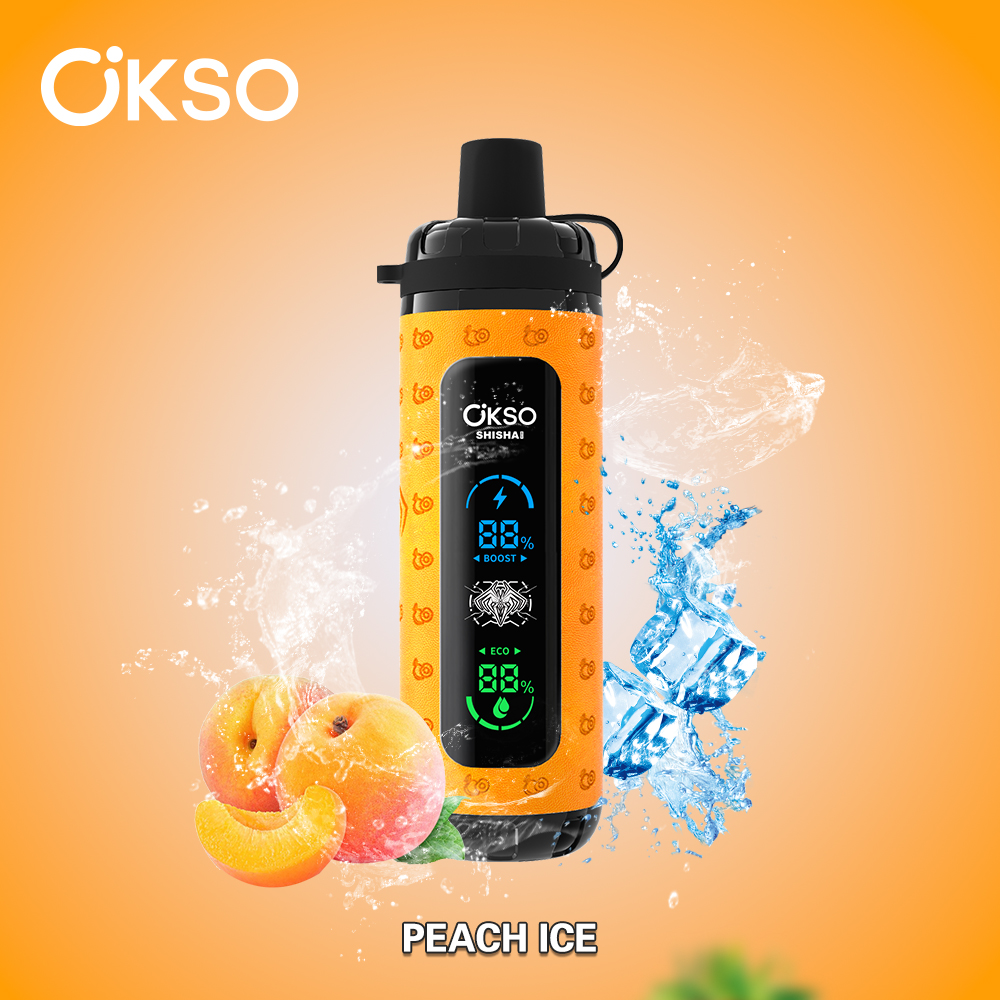 OKSO Shisha Max 40000 Puffs , 800mAh Built-in Battery, Adjustable Airflow, 0%/2%/3%/5% Nicotine Optional - Image 7