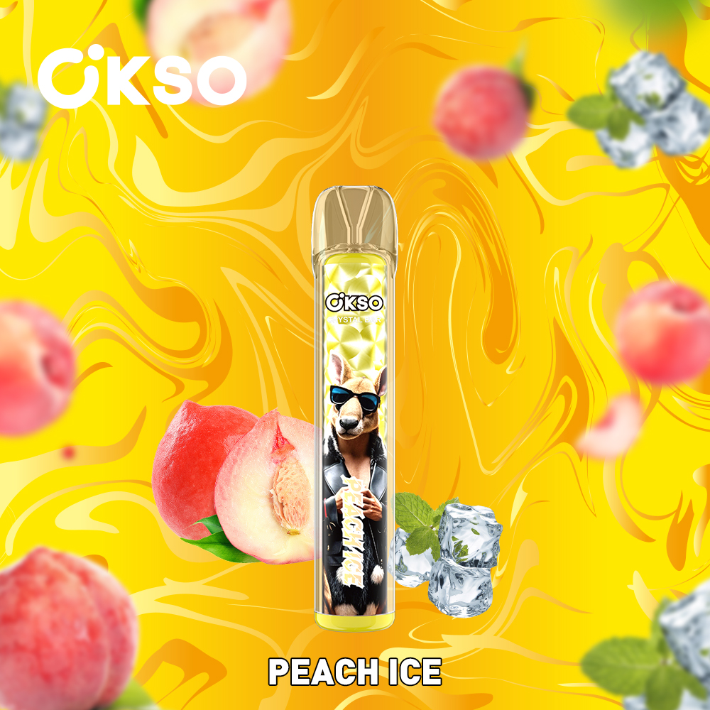 OKSO Crystal Bar 800 Puffs , 2ml E-liquid, 400mAh Battery, Mesh Coil, 0%/2%/3%/5% Nicotine Available - Image 7