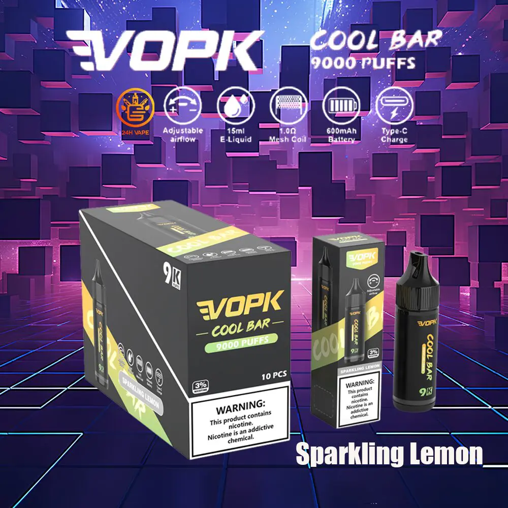 VOPK Cool Bar 9000 Puffs Disposable Vape Pen for long-lasting vaping pleasure and superb portability. - Image 3