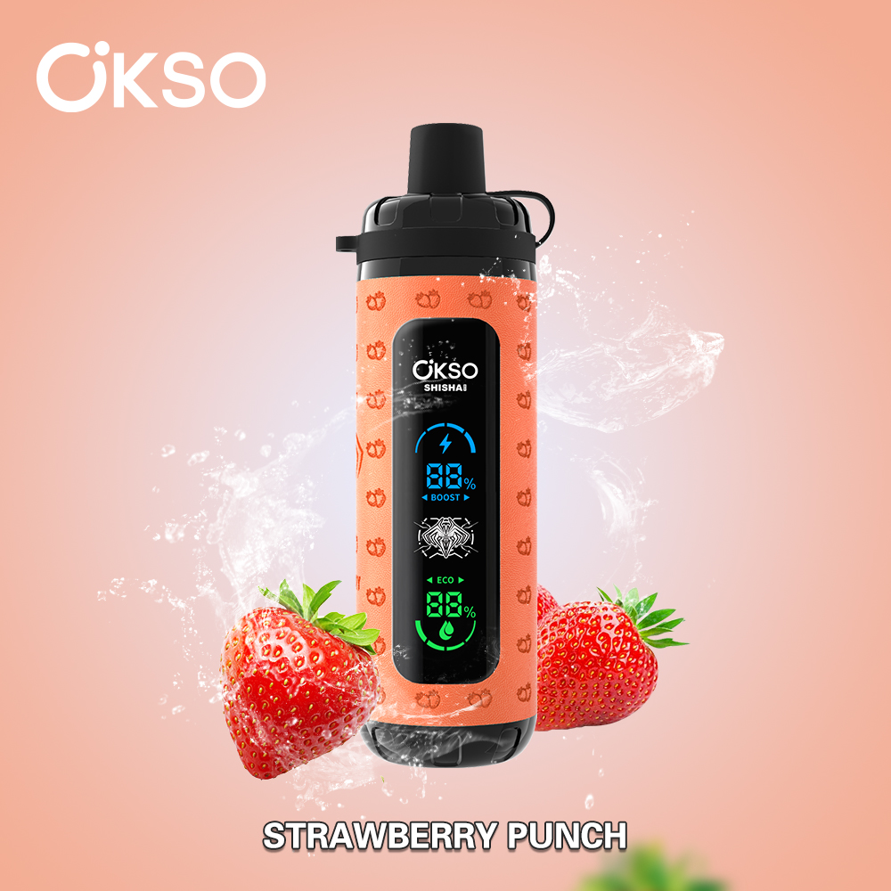 OKSO Shisha Max 40000 Puffs , 800mAh Built-in Battery, Adjustable Airflow, 0%/2%/3%/5% Nicotine Optional - Image 8