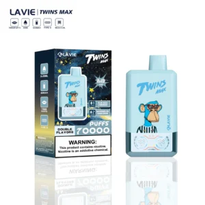 Alternative view of LAVIE Twins Max 70000 Puffs Dual Flavor 2-in-1 Disposable Vape with Smart Screen，Nicotine 2%